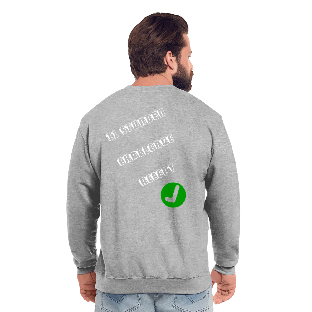 Unisex Pullover für den HERBST&WINTER(SONDERCOLLECTION) - Weißgrau meliert