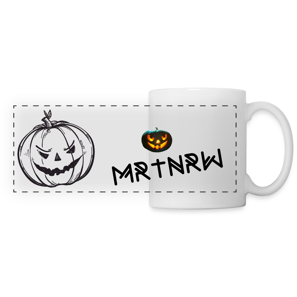 Panoramatasse HALLOWEEN MRTNRW - weiß