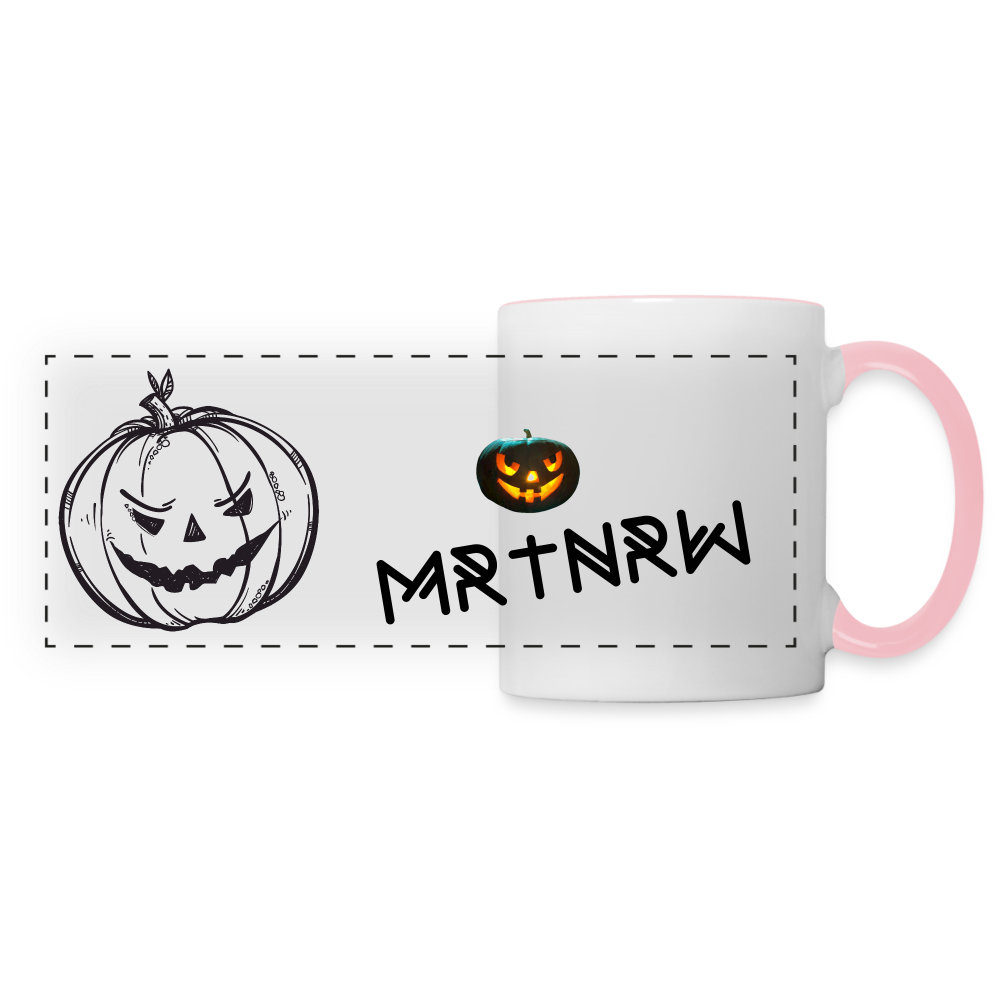 Panoramatasse HALLOWEEN MRTNRW - Weiß/Pink