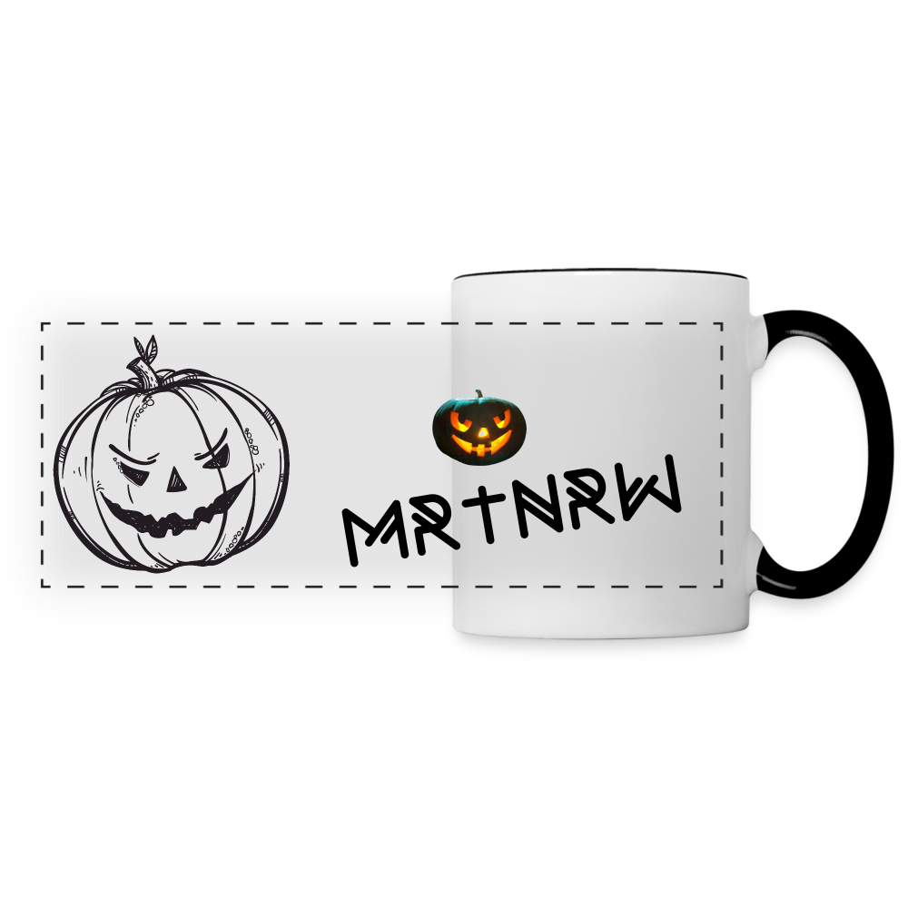 Panoramatasse HALLOWEEN MRTNRW - Weiß/Schwarz