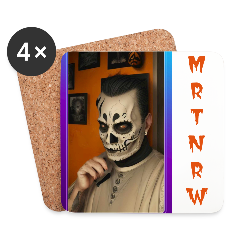 Untersetzer (4er-Set)MRTNRW HALLOWEEN - weiß