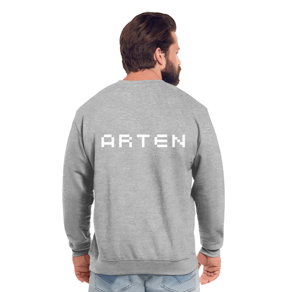 Unisex Pullover für M und W HERBST/WINTER - Weißgrau meliert