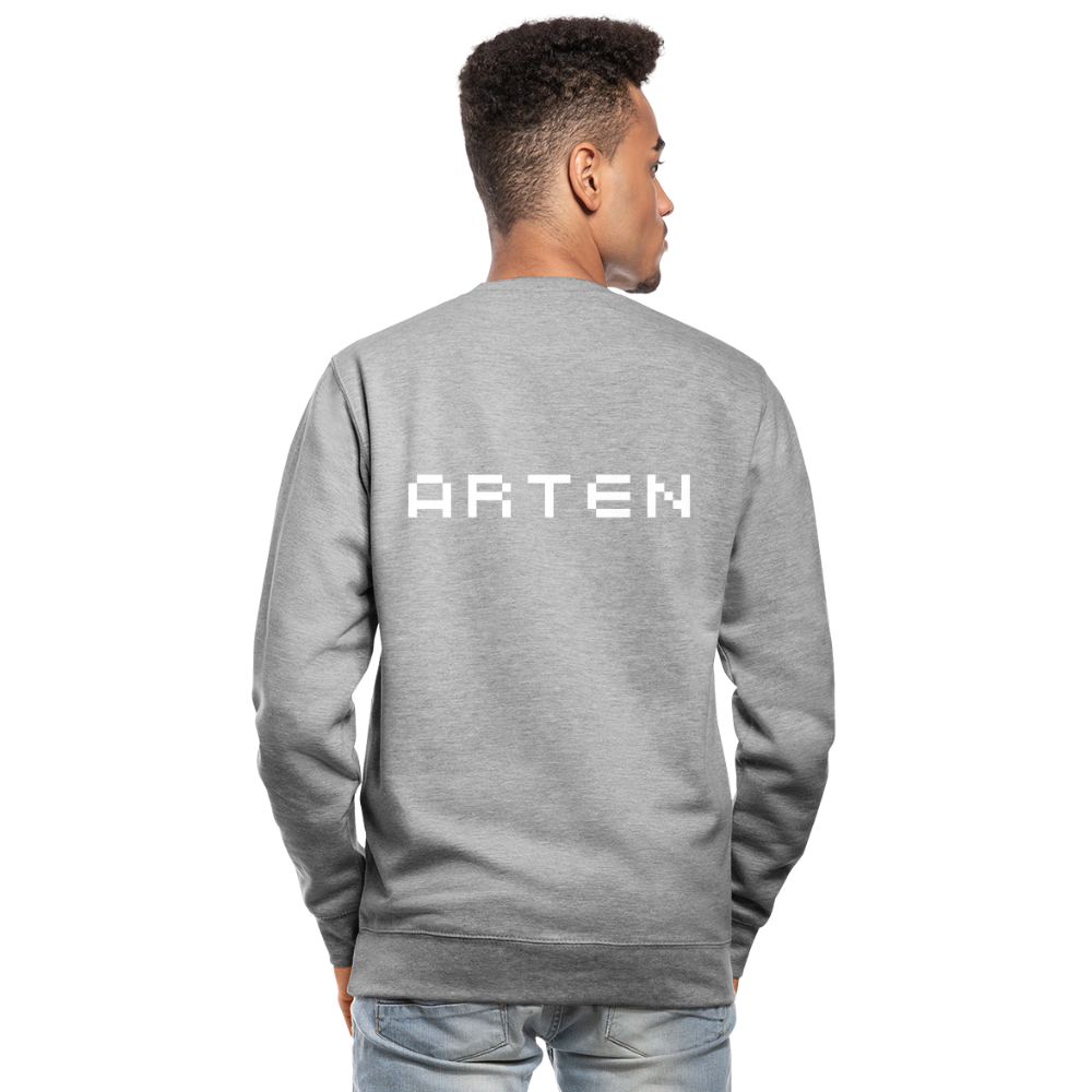 Unisex Pullover für M und W HERBST/WINTER - Weißgrau meliert